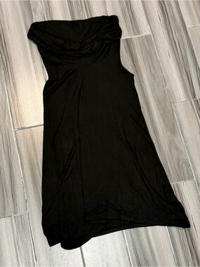 Midori Black Strapless Tube Dress